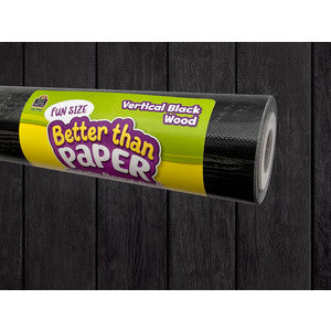 Fun Size Vertical Black Wood Better Than Paper Bulletin Board Roll [TCR77907]