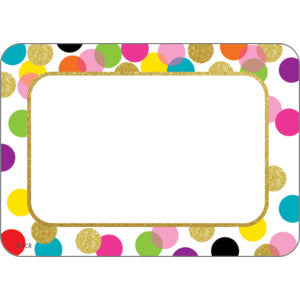 Confetti Name Tags/Labels [TCR5885]