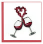 Quilled Toast to Love Greeting Card [LV229]