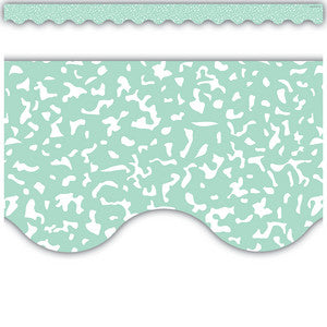 Composition Green Scalloped Border Trim [TCR9314]
