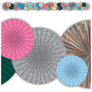 Home Sweet Classroom Fans Die-Cut Border Trim [TCR8812]