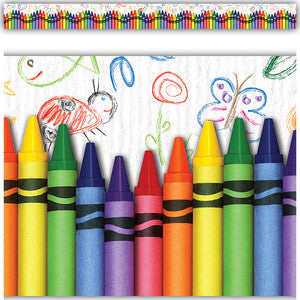 Crayons Straight Border Trim [TCR63269]